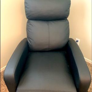 Recliner with a massage